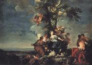 Giovanni Domenico Ferretti The Rape of Europa oil painting reproduction